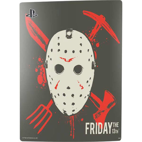 Warner Bros Friday the 13th Jason Voorhees Mask PS5 Console Skin